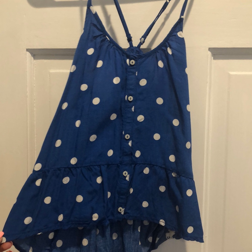 Polk a dot tank top